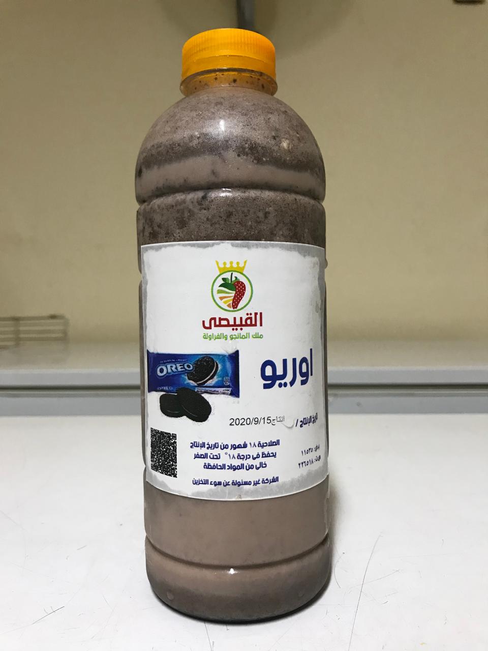 1 لتر ميلك شيك اوريو